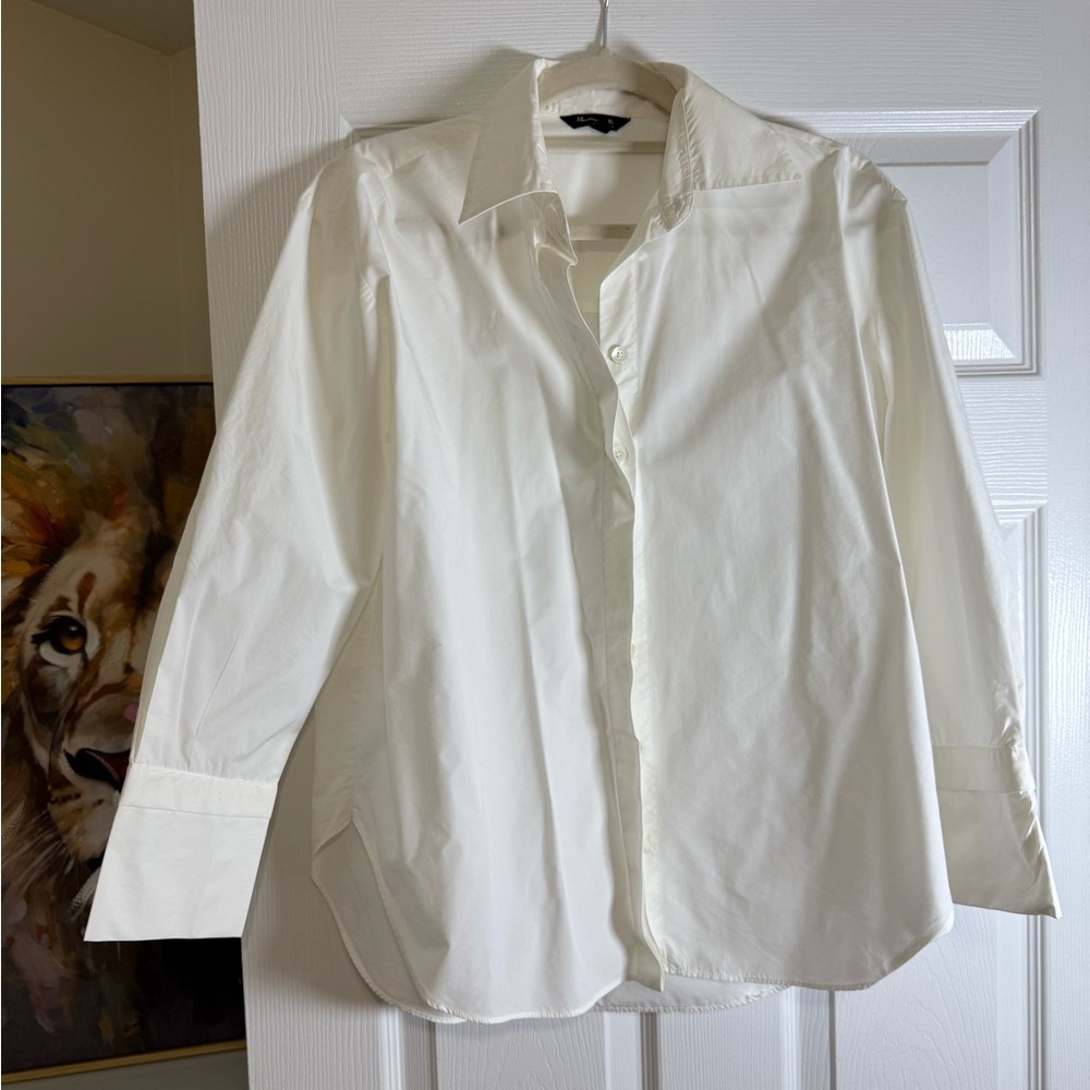 Massimo Dutti Classic White Dress Shirt